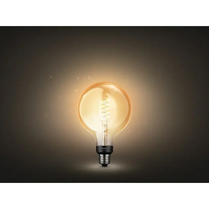 Philips Hue LED-Leuchtmittel Giant Globe - E27, 7 W, Warmweiß, G125, Dimmbar - Stimmungsaufnahme