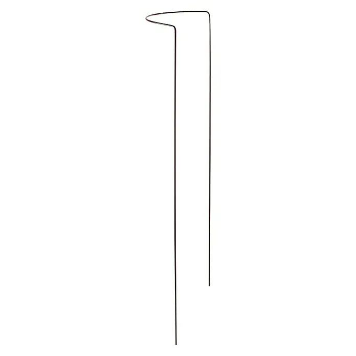 Bellissa Busch- & Strauchstütze - 40 x 14 x 100 cm, Rost - Diagonale Ansicht