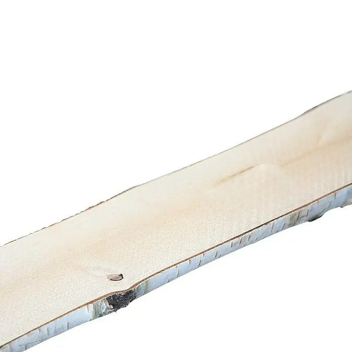 Birkenhalbstamm - Länge: 2 m, Durchmesser: 5 cm - 10 cm, Unbehandelt - Detailaufnahme