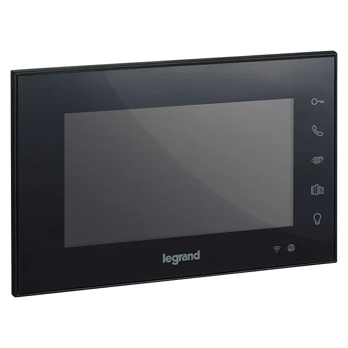 Legrand Videoportero en color Easy kit connected - Negro, Casa unifamiliar, Tipo de pantalla: Pantalla LCD - Vista angular