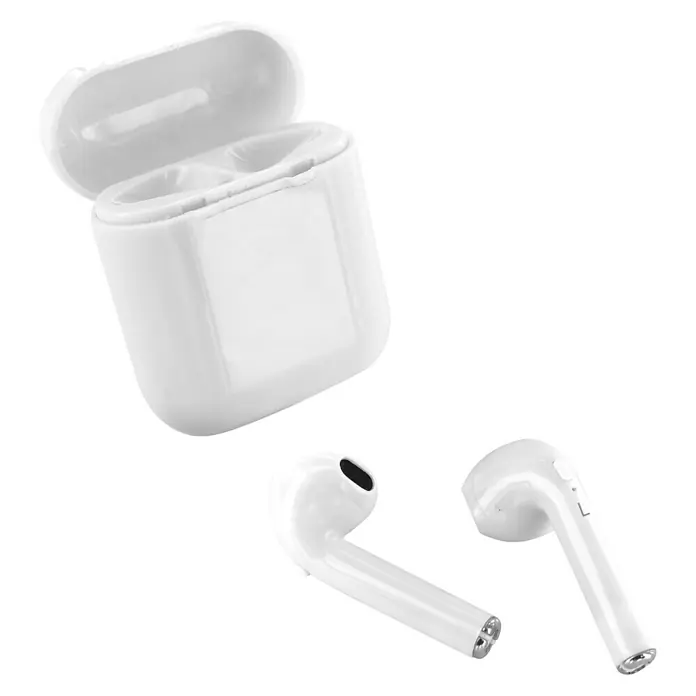 Metronic Auriculares Bluetooth - Blanco - Vista angular