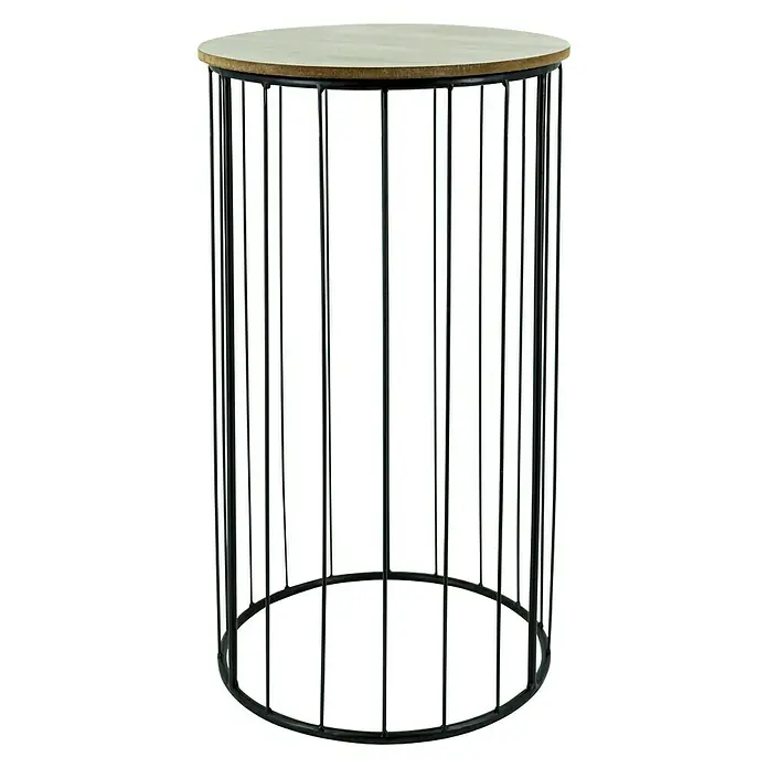 Beistelltisch - Ø x H: 30 x 70 cm, Metall - Vorderansicht