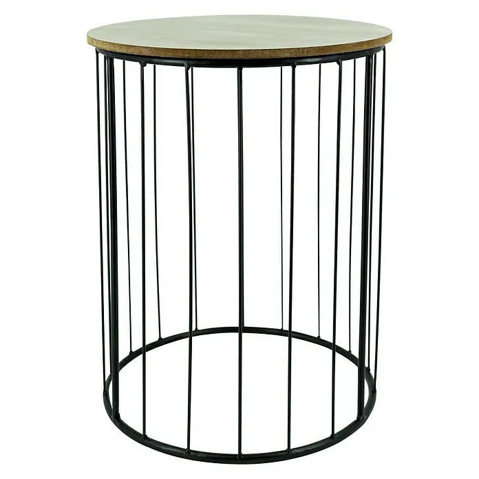 Beistelltisch - Ø x H: 20 x 50 cm, Metall - Vorderansicht