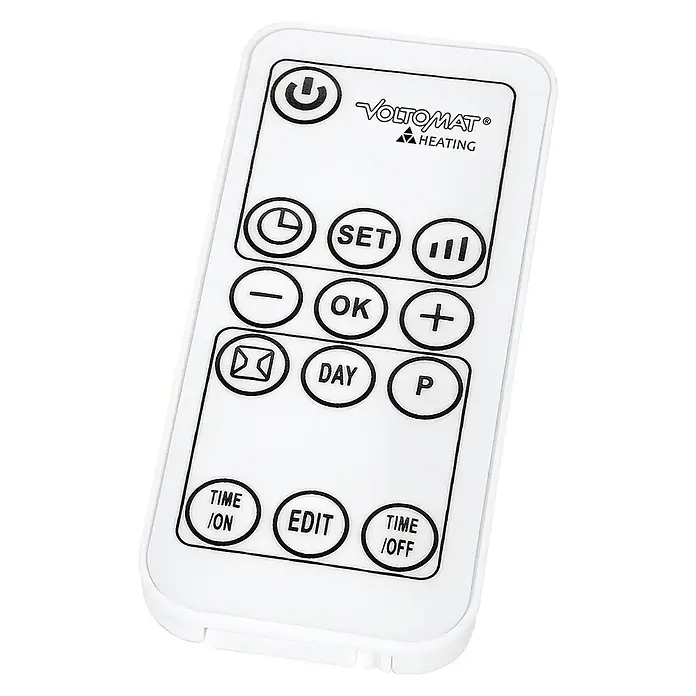 Voltomat HEATING Calefactor de aire - 2.000 W, Blanco/Negro, 26 x 16,4 x 28,5 cm - Vista angular