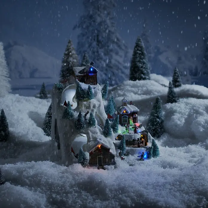 Konstsmide Led-kerstverlichting - Bont, l x b x h: 31 x 20,5 x 27,5 cm - Sfeeropname