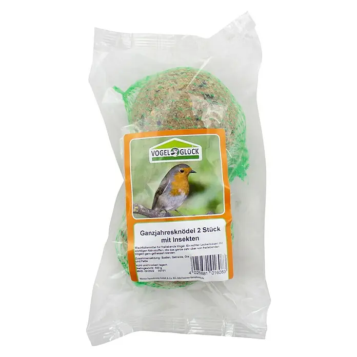 Vogelglück Meisenknödel - 2 Stk. - Vorderansicht