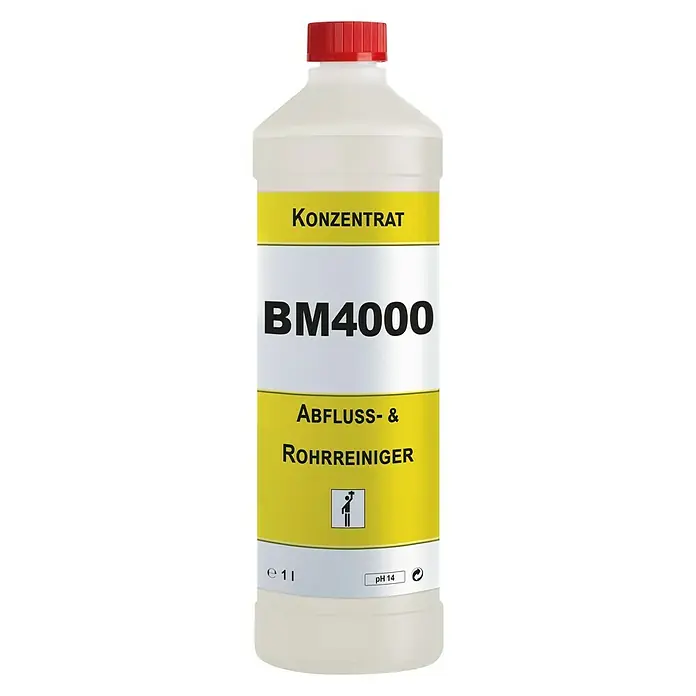BAUHAUS BM4000 Abflussreiniger & Rohrreiniger - 1 l, Flasche - Vorderansicht