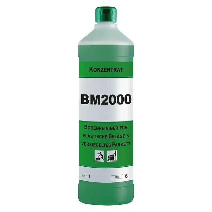 BAUHAUS BM2000 Bodenreiniger für elastische Beläge & versiegeltes Parkett - Flasche - Vorderansicht