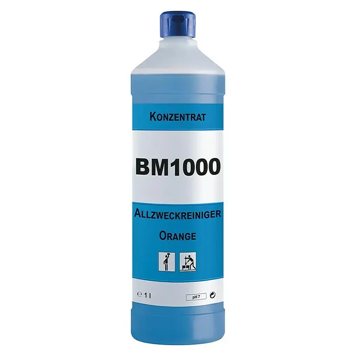 BAUHAUS BM1000 Allzweckreiniger - Orange, 1 l, Flasche - Vorderansicht