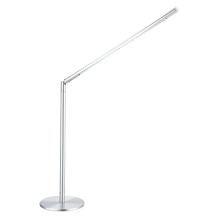 Globo LED-Tischleuchte ITANOS - 4 W, L x B x H: 50 x 15 x 80 cm, Nickel matt, Neutralweiß - Vorderansicht