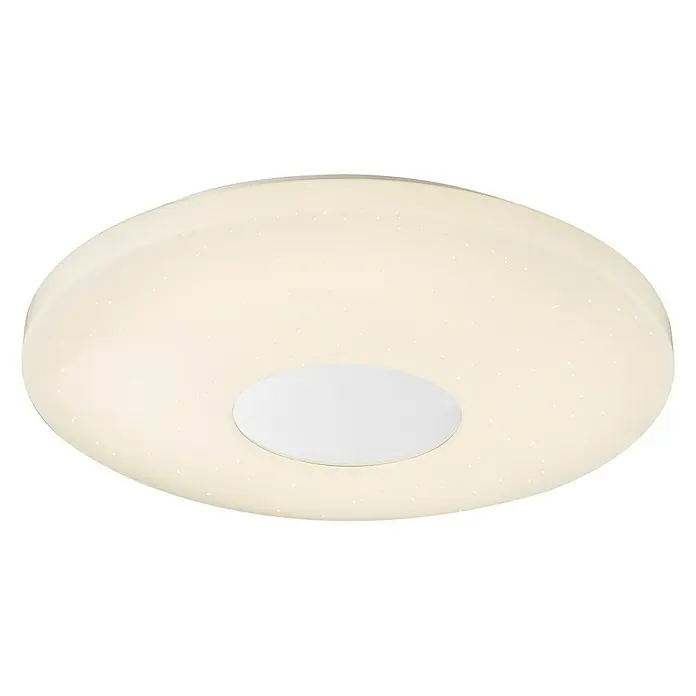 Globo LED-Deckenleuchte Turkana - 24 W, L x B x H: 44 x 44 x 7 cm, Weiß, Warmweiß - Diagonale Ansicht