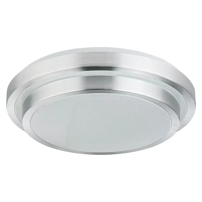 Globo LED-Deckenleuchte rund - 24 W, Ø x H: 410 mm x 10,5 cm, Mehrfarbig - Diagonale Ansicht