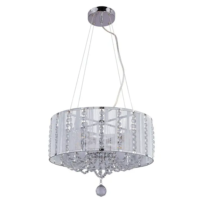 Globo Pendelleuchte WALLA - Ø x H: 400 mm x 130 cm - Diagonale Ansicht