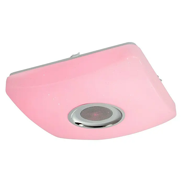 Globo LED-Deckenleuchte - 18 W, L x B x H: 36,5 x 36,5 x 9 cm, Warmweiß - Diagonale Ansicht
