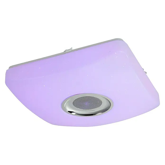 Globo LED-Deckenleuchte - 18 W, L x B x H: 36,5 x 36,5 x 9 cm, Warmweiß - Ansicht von unten