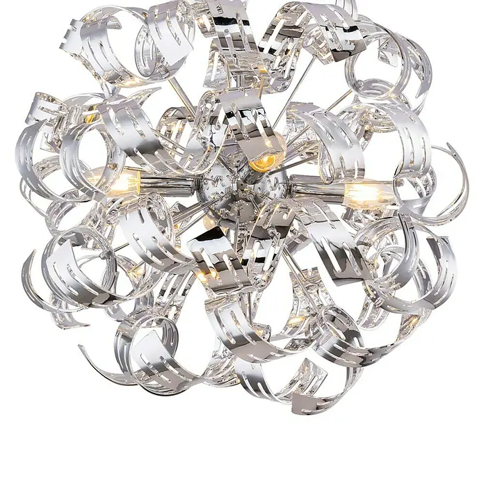 Globo Deckenleuchte FALLA - 160 W, Chrom, E14 - Detailaufnahme