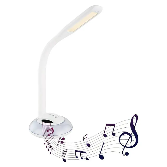 Globo Stolna LED svjetiljka Isolde - 7 W, D x Š x V: 41 x 41 x 58 cm, Topla bijela - Dijagonalni pogled