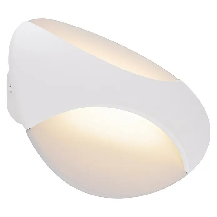 Globo LED-Wandleuchte ALEXANDRA - 6 W, Weiß, Warmweiß - Vorderansicht