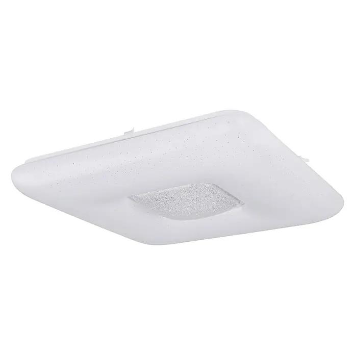 Globo LED-Deckenleuchte Trystan - L x B x H: 43 x 43 x 8 cm - Diagonale Ansicht