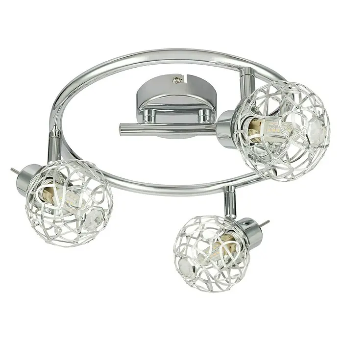 Globo LED-Deckenstrahler BOLT - 9 W, Neutralweiß - Diagonale Ansicht