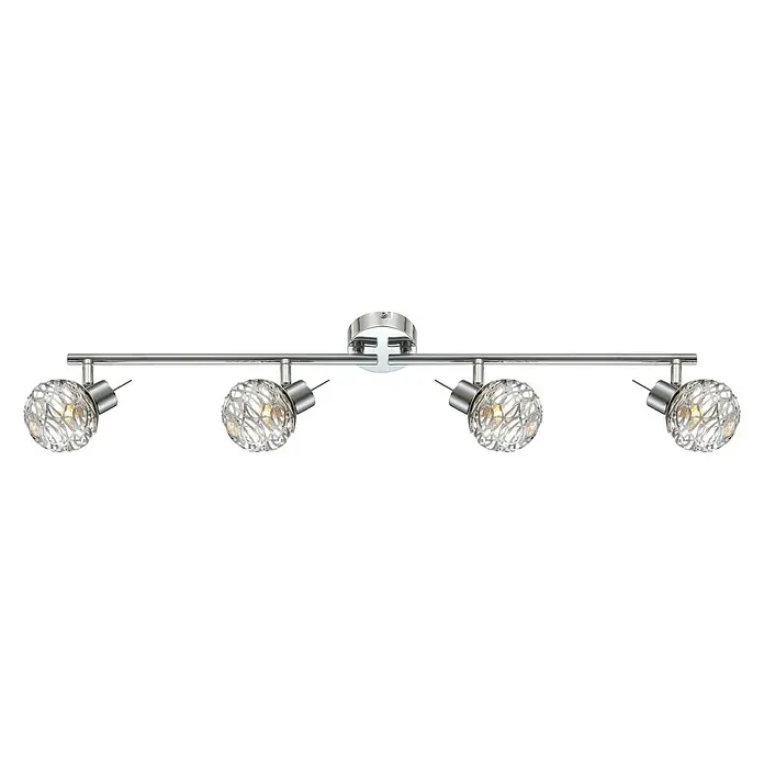 Globo LED-Deckenstrahler Bolt - 12 W, L x B x H: 71 x 8 x 14 cm, Neutralweiß - Diagonale Ansicht