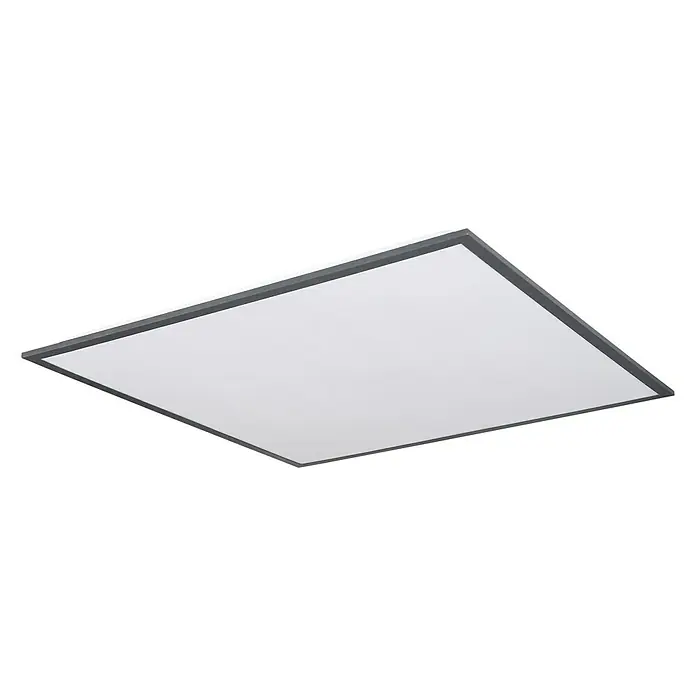Globo LED-Deckenleuchte Doro - 36 W, L x B x H: 59 x 59 x 6,5 cm, Warmweiß - Diagonale Ansicht