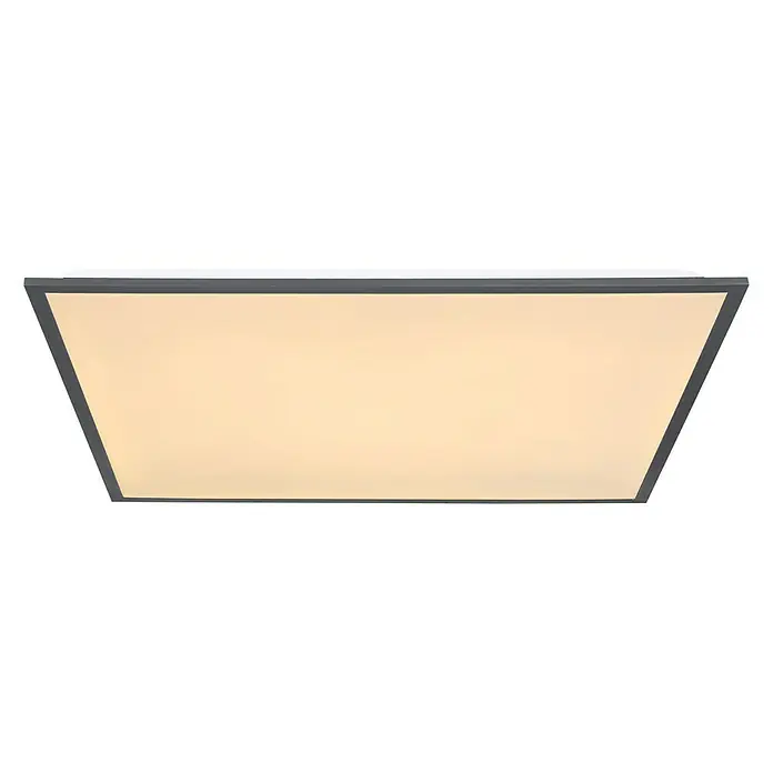 Globo LED-Deckenleuchte Doro - 36 W, L x B x H: 59 x 59 x 6,5 cm, Warmweiß - Diagonale Ansicht