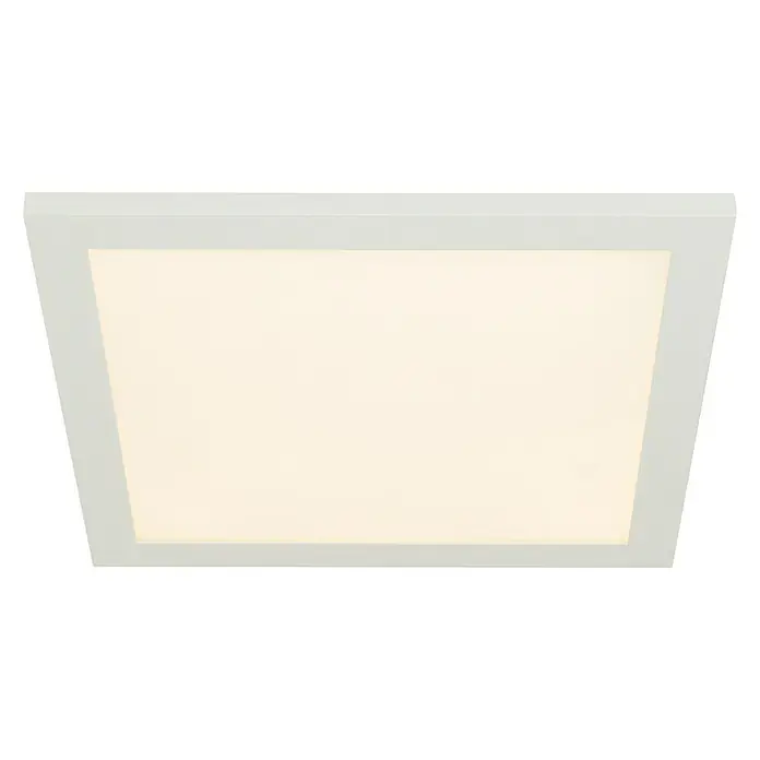 Globo LED-Deckenleuchte Rosi - 18 W, L x B x H: 30 x 30 x 5,5 cm, Warmweiß - Diagonale Ansicht