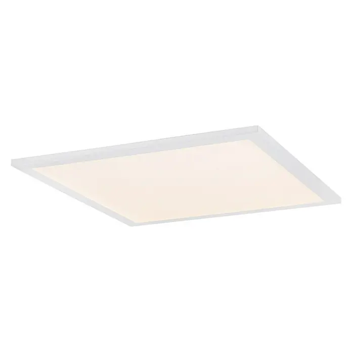 Globo LED-Deckenleuchte Rosi - 30 W, L x B x H: 45 x 45 x 5,5 cm, Warmweiß - Diagonale Ansicht