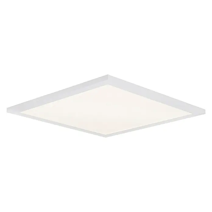 Globo LED-Deckenleuchte Rosi - 30 W, L x B x H: 45 x 45 x 5,5 cm, Warmweiß - Diagonale Ansicht
