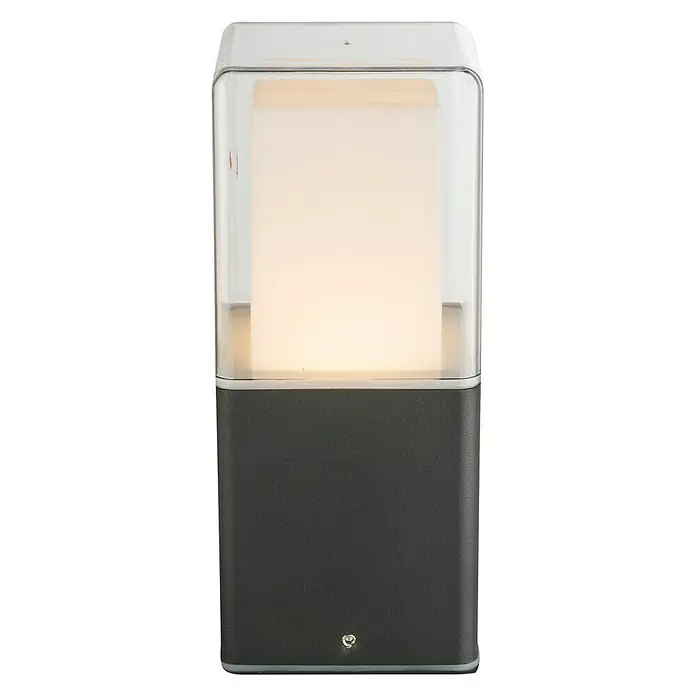 Globo LED-Sockelleuchte DALIA - 1-flammig, 12 W, Warmweiß, IP44, Höhe: 20 cm - Diagonale Ansicht