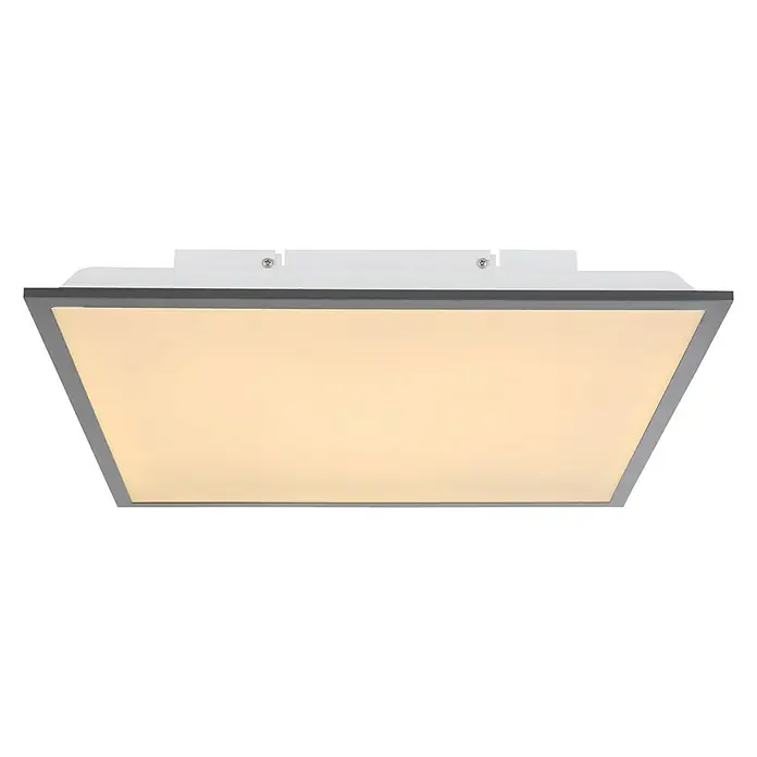 Globo LED-Deckenleuchte Doro - 24 W, L x B x H: 45 x 45 x 7,5 cm, Warmweiß - Diagonale Ansicht