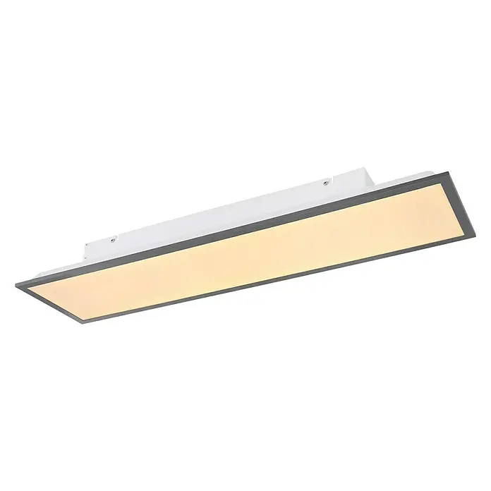 Globo LED-Deckenleuchte Doro - 24 W, L x B x H: 80 x 20 x 7,5 cm, Warmweiß - Diagonale Ansicht