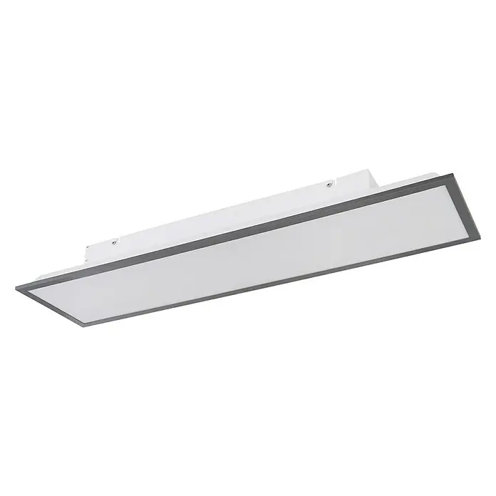 Globo LED-Deckenleuchte Doro - 24 W, L x B x H: 80 x 20 x 7,5 cm, Warmweiß - Diagonale Ansicht
