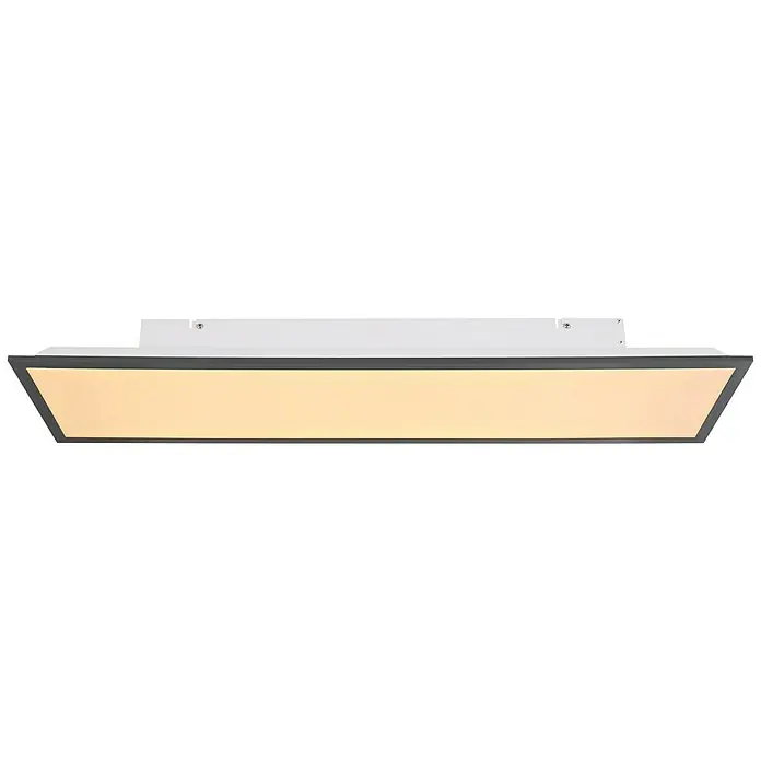 Globo LED-Deckenleuchte Doro - 24 W, L x B x H: 80 x 20 x 7,5 cm, Warmweiß - Diagonale Ansicht