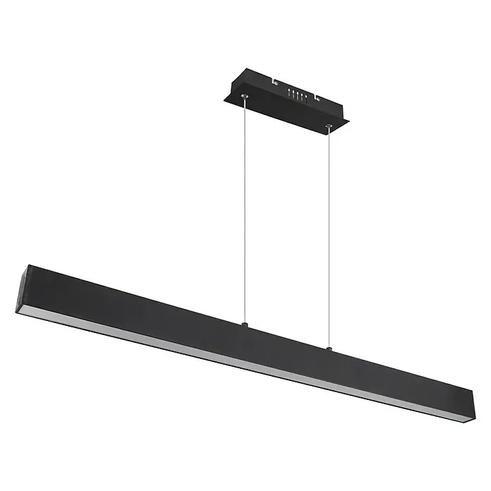Globo LED-Pendelleuchte VERENA - L x B x H: 121 x 8 x 120 cm - Diagonale Ansicht