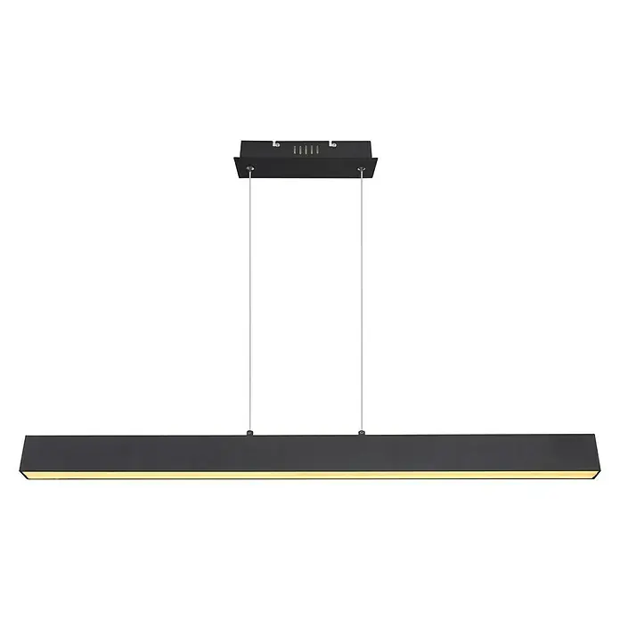 Globo LED-Pendelleuchte VERENA - L x B x H: 121 x 8 x 120 cm - Vorderansicht