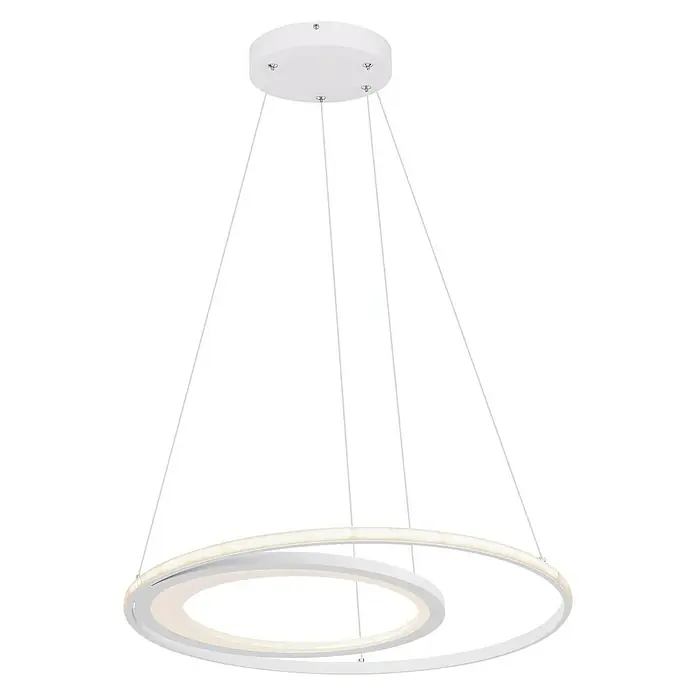 Globo LED-Pendelleuchte FENNA - 60 W, Kaltweiß - Diagonale Ansicht