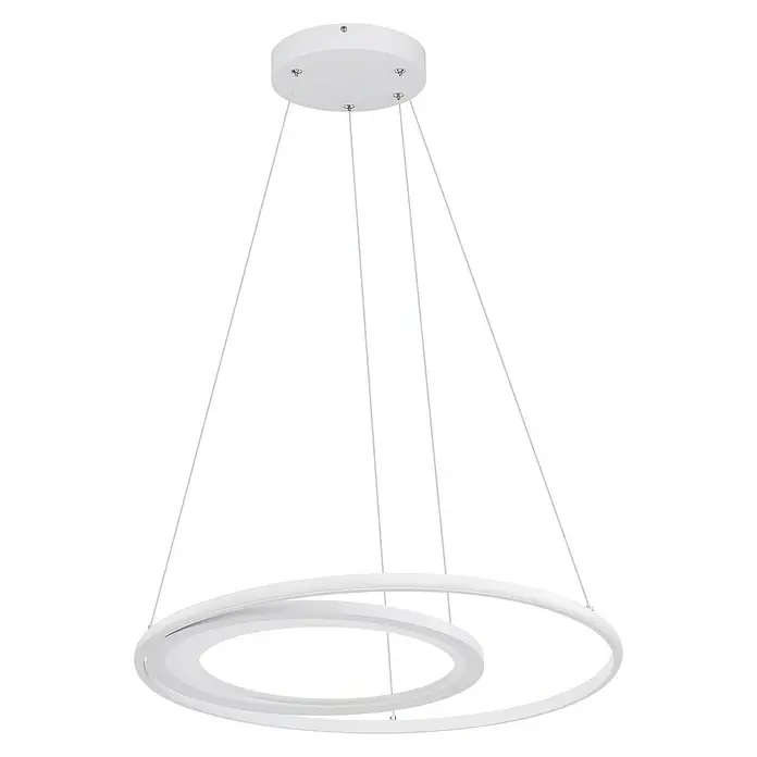 Globo LED-Pendelleuchte FENNA - 60 W, Kaltweiß - Diagonale Ansicht