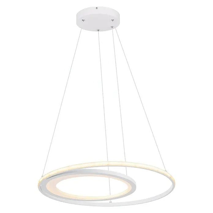 Globo LED-Pendelleuchte FENNA - 60 W, Kaltweiß - Diagonale Ansicht