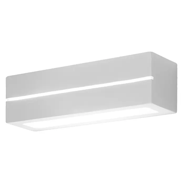 Globo Wandleuchte JUNIPUS - 60 W, Weiß, E27 - Diagonale Ansicht
