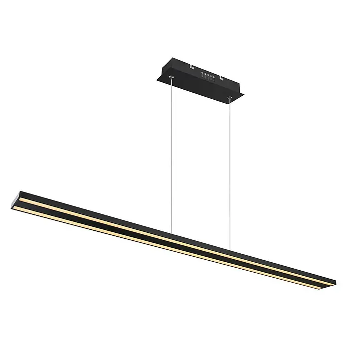 Globo LED-Pendelleuchte Hania - Länge: 101 cm - Diagonale Ansicht