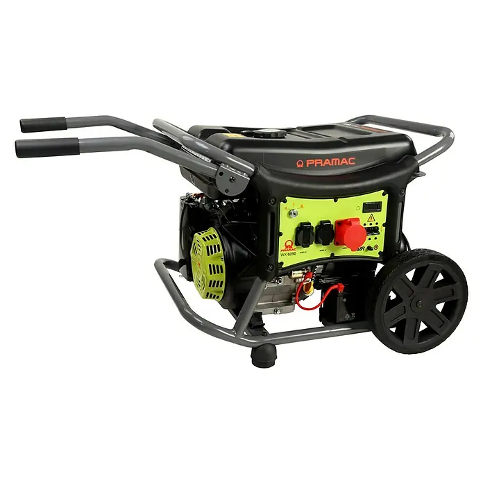 Pramac Generador WX6250ES - 5.500 W, Volumen del depósito: 26 l - Vista angular