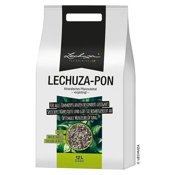 Lechuza Pflanzensubstrat Pon - 12 l - Vorderansicht