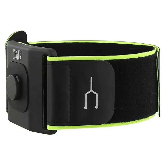 T'nB Brazalete - Elastán, Negro/Verde - Vista angular