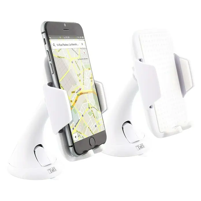 T'nB Soporte para teléfono móvil CARHOLDWH2 - Orientable 360°, Ventosa - Vista angular