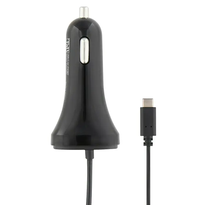 T'nB Cargador rápido - Negro, 2 conexiones USB - Vista superior