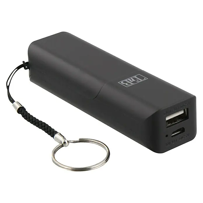 T'nB Cargador rápido PBUC2500BK - Negro, 1 x Micro USB - Vista angular