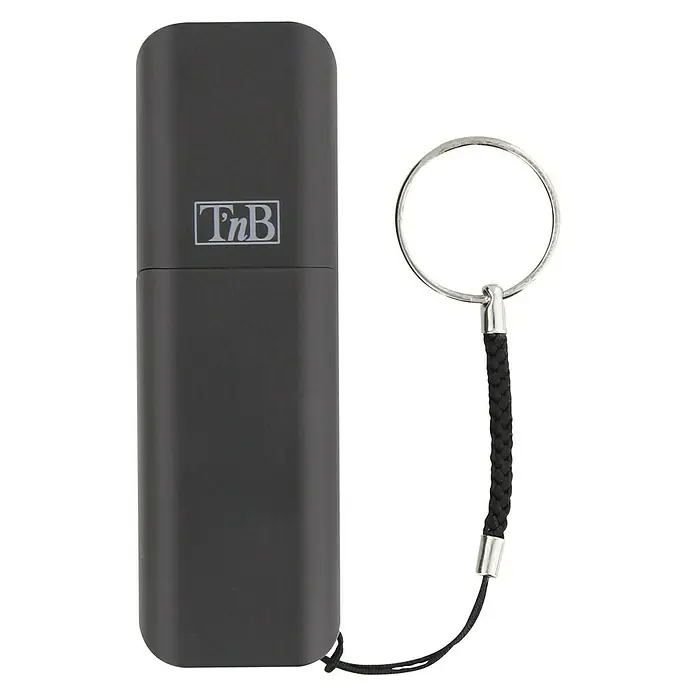 T'nB Cargador rápido PBUC2500BK - Negro, 1 x Micro USB - Vista superior