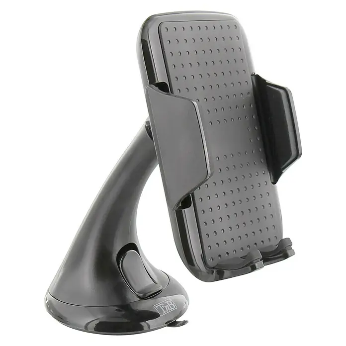 T'nB Soporte para teléfono móvil CARHOLDBK2 - Orientable 360°, Ventosa - Vista angular